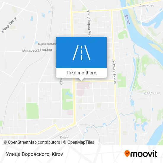 Улица Воровского map