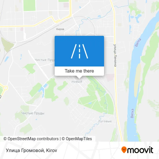 Улица Громовой map