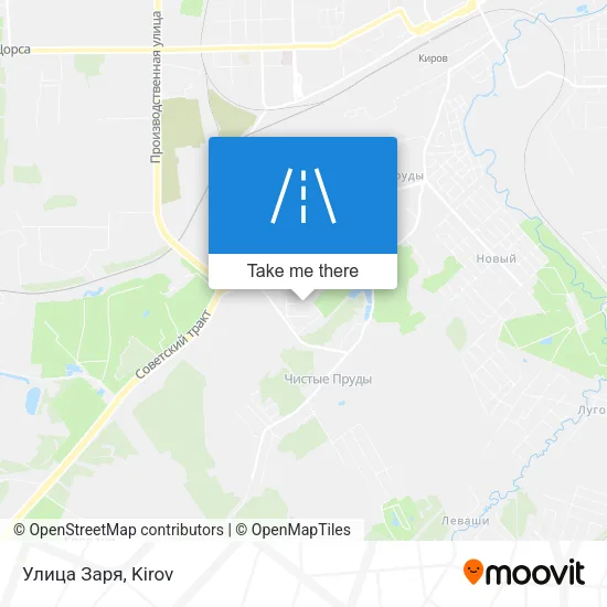 Улица Заря map