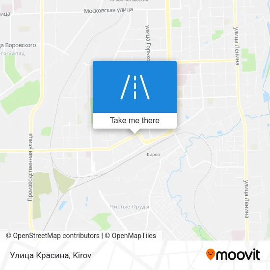 Улица Красина map