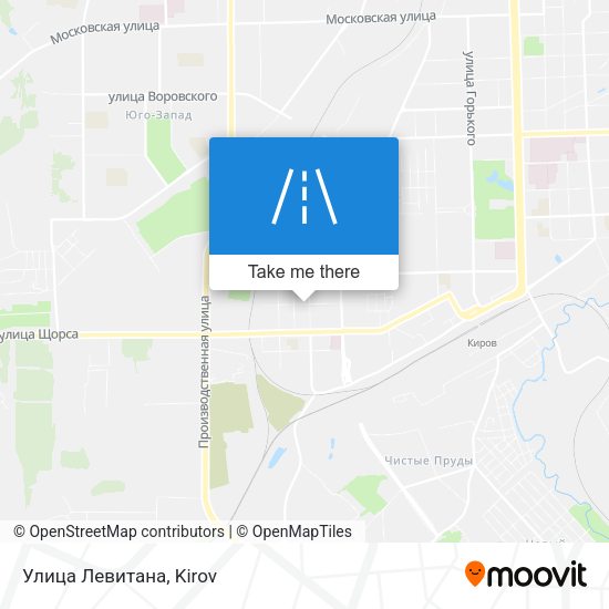 Улица Левитана map