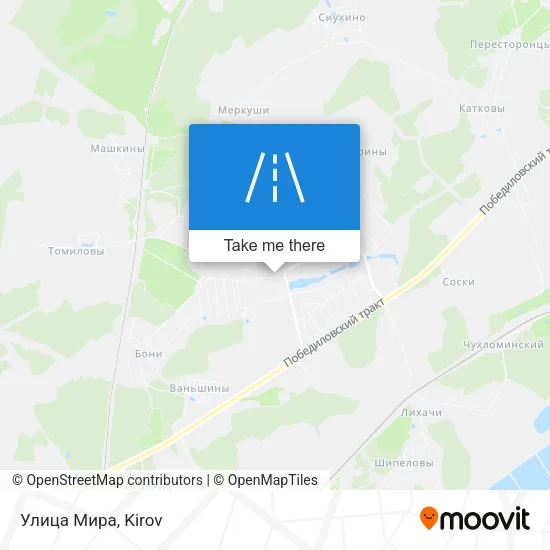 Улица Мира map