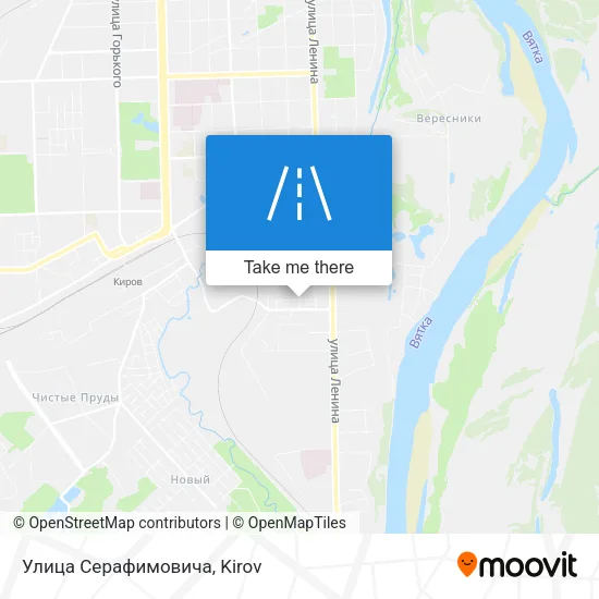 Улица Серафимовича map