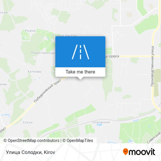 Улица Солодки map