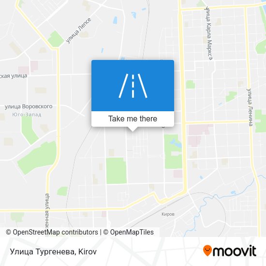 Улица Тургенева map