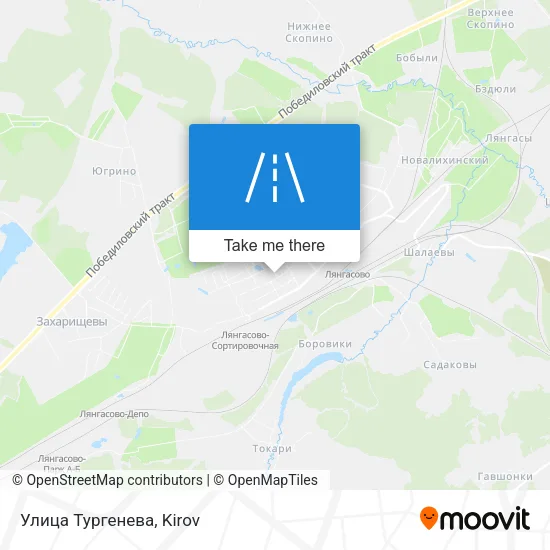 Улица Тургенева map