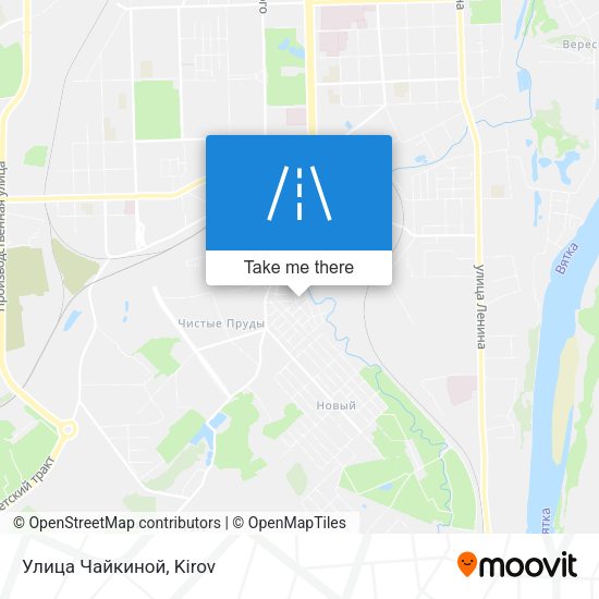 Улица Чайкиной map