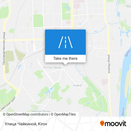 Улица Чайкиной map