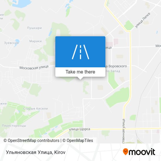 Ульяновская Улица map