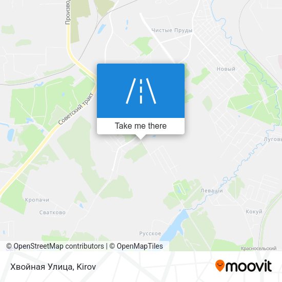 Хвойная Улица map