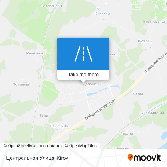 Центральная Улица map