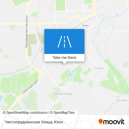 Чистопрудненская Улица map