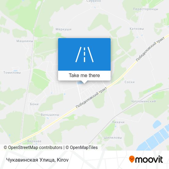 Чукавинская Улица map
