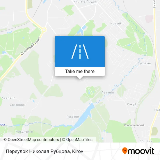 Переулок Николая Рубцова map
