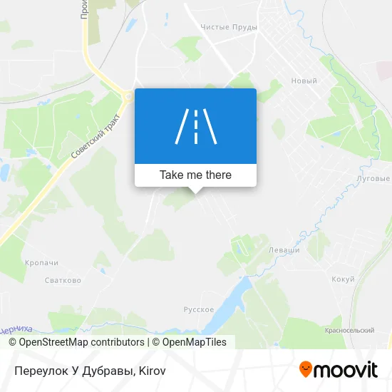 Переулок У Дубравы map