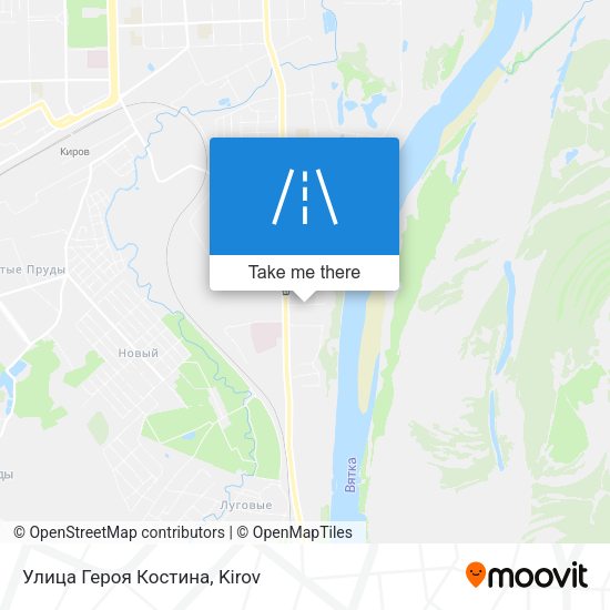 Улица Героя Костина map