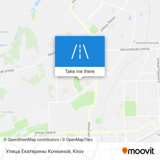 Улица Екатерины Кочкиной map