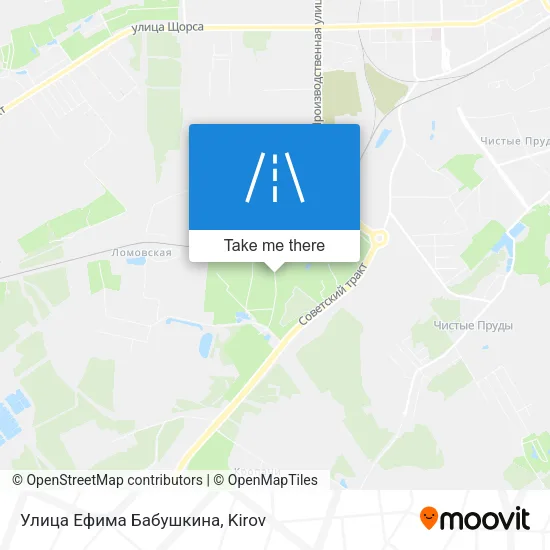 Улица Ефима Бабушкина map