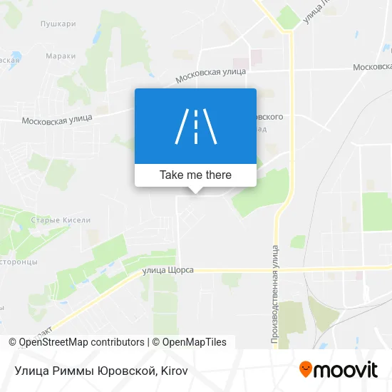 Улица Риммы Юровской map