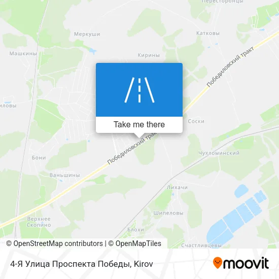 4-Я Улица Проспекта Победы map