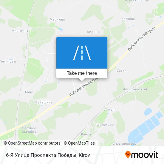 6-Я Улица Проспекта Победы map