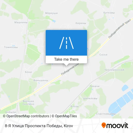 8-Я Улица Проспекта Победы map