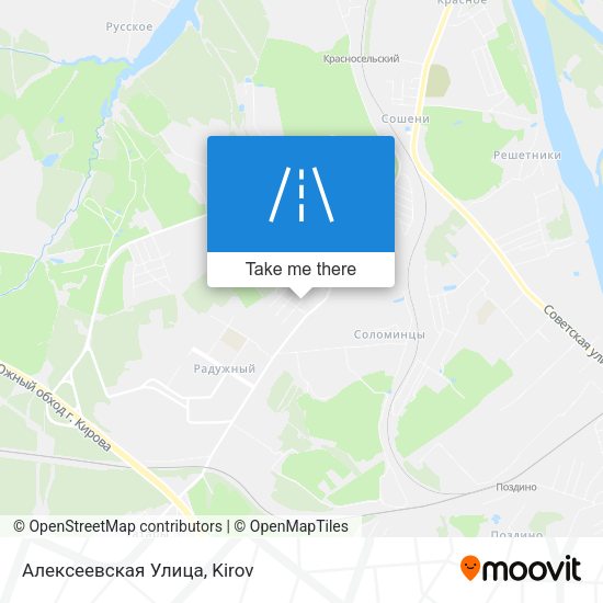 Алексеевская Улица map