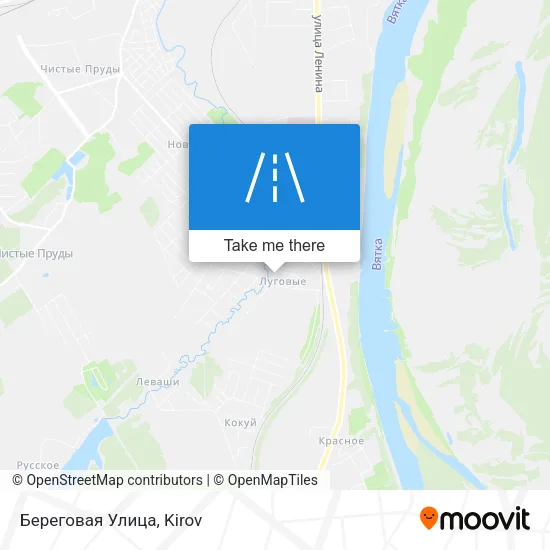 Береговая Улица map