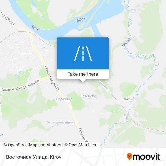 Восточная Улица map