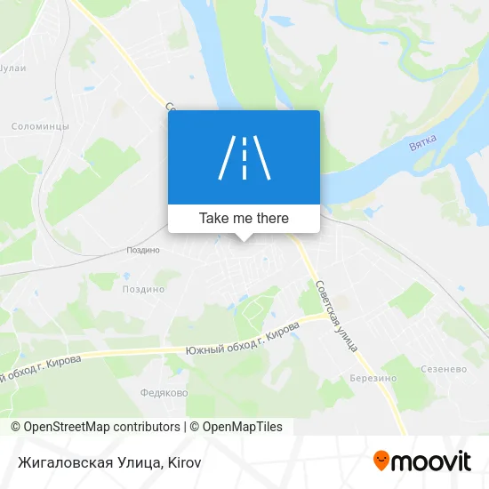 Жигаловская Улица map
