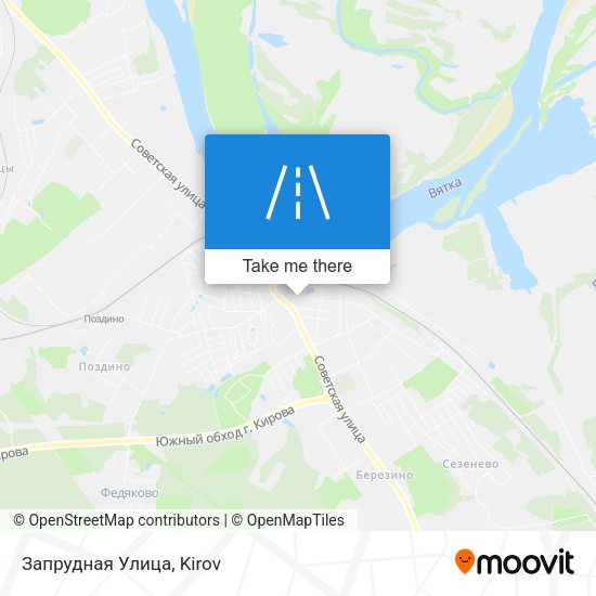 Запрудная Улица map