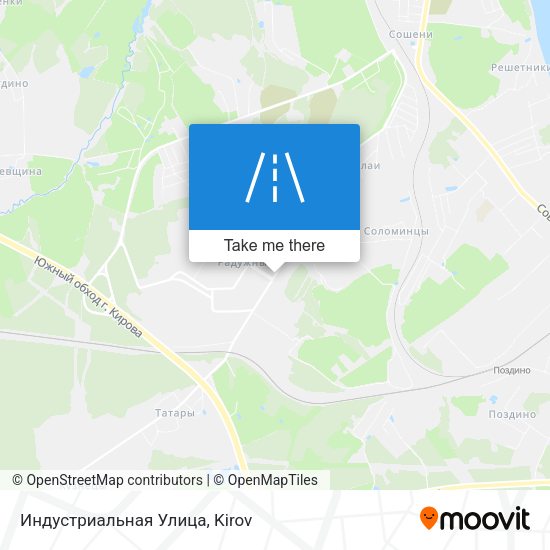 Индустриальная Улица map