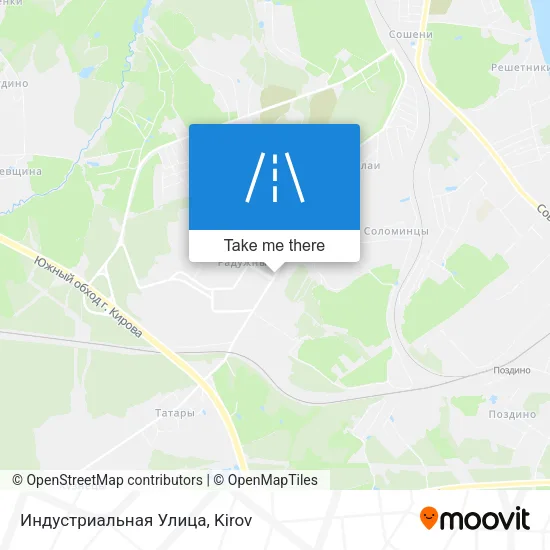 Индустриальная Улица map