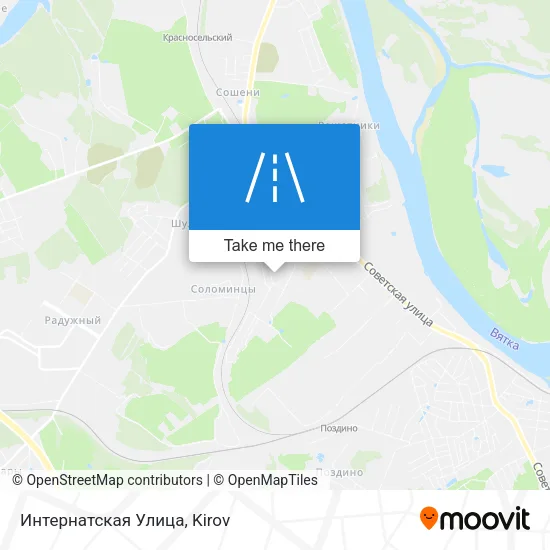 Интернатская Улица map