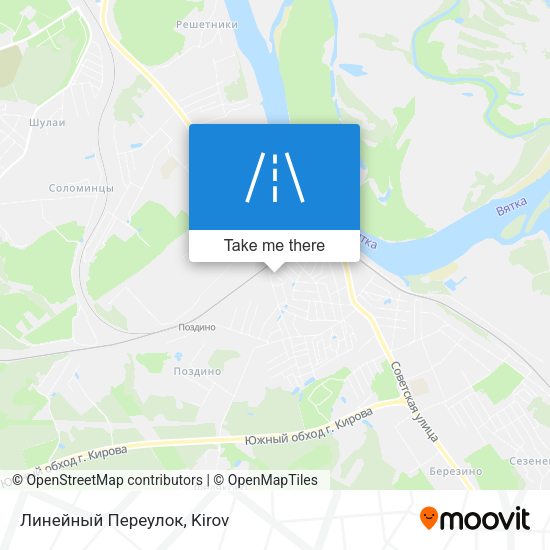 Линейный Переулок map