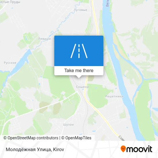 Молодёжная Улица map