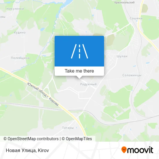 Новая Улица map