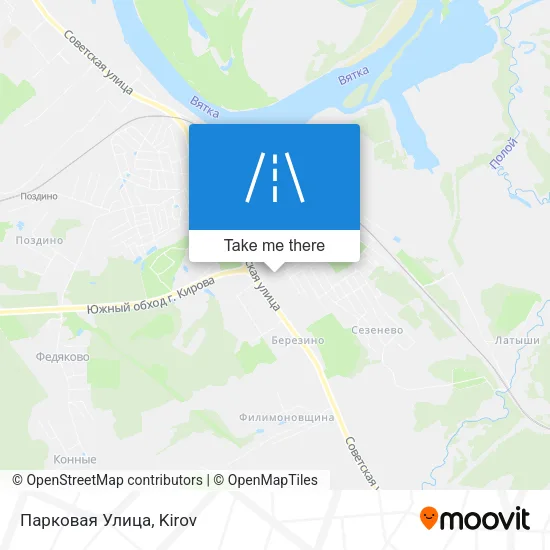 Парковая Улица map