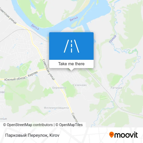 Парковый Переулок map
