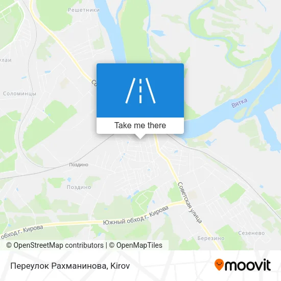 Переулок Рахманинова map