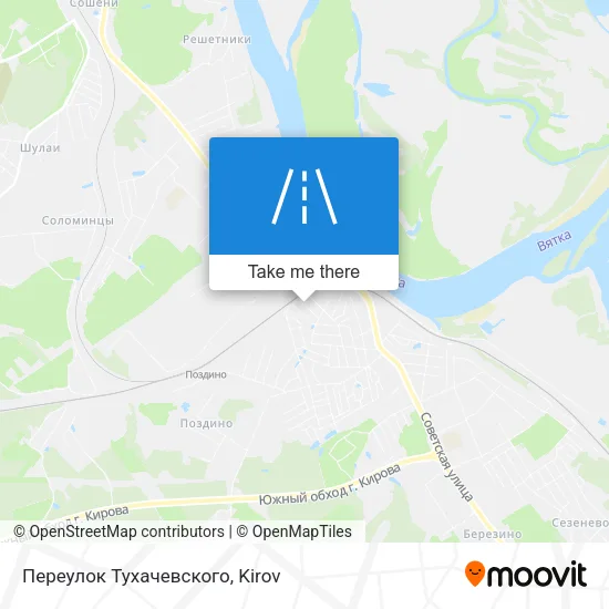 Переулок Тухачевского map