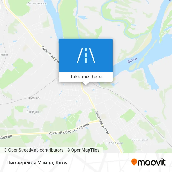 Пионерская Улица map