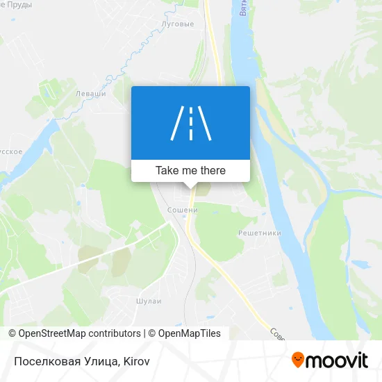 Поселковая Улица map