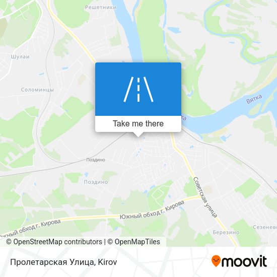 Пролетарская Улица map