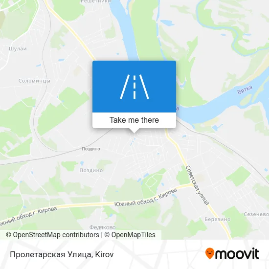 Пролетарская Улица map