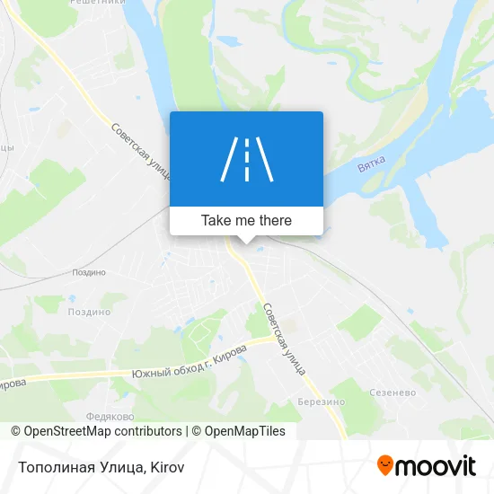 Тополиная Улица map