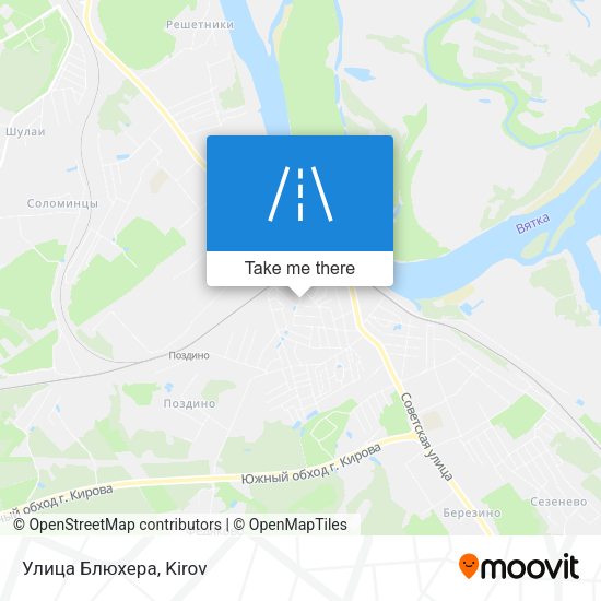 Улица Блюхера map
