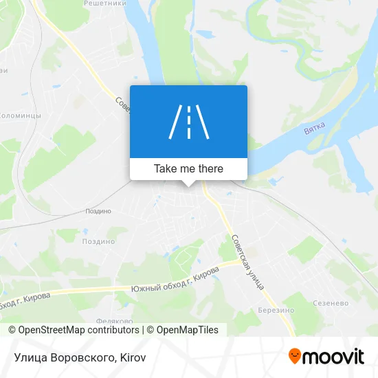 Улица Воровского map