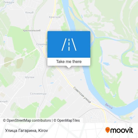 Улица Гагарина map