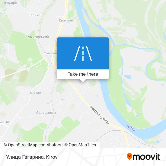 Улица Гагарина map